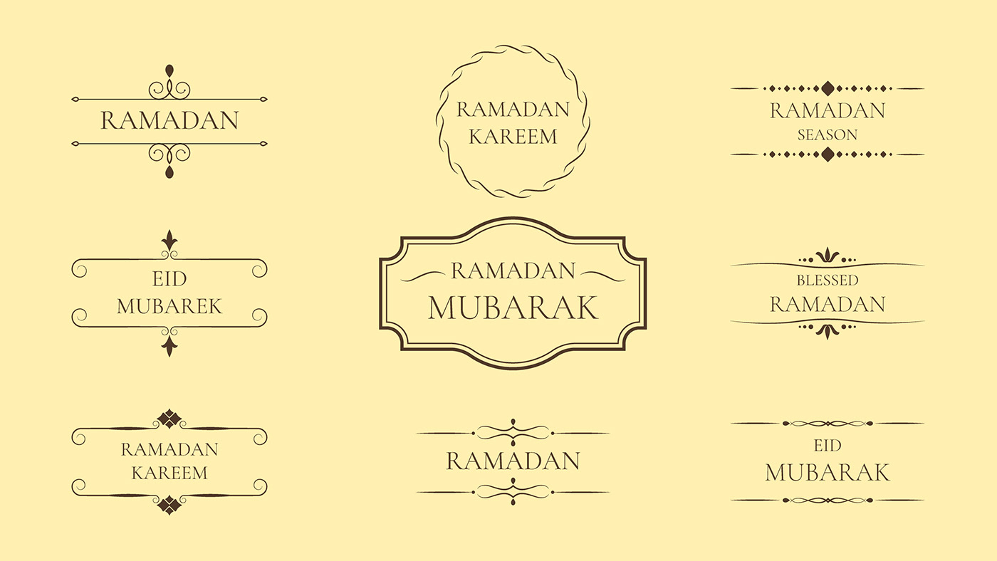 adobe illustrator cartoon Character design  digital illustration eid mubarak flat design icons islamic ramadan vector