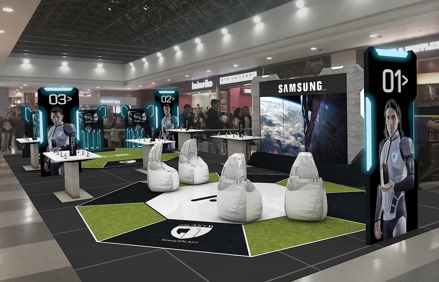Samsung falcao Ronaldo messi G11 galaxy11 Games soccer Futbol WorldCup ball Interior design