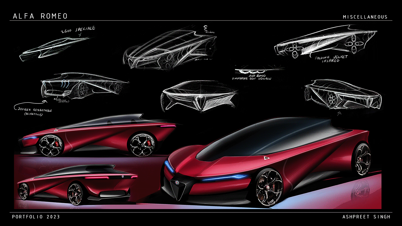 portfolio design Transportation Design artwork architecture future Mobility Design mercedes citroen Mitsubishi