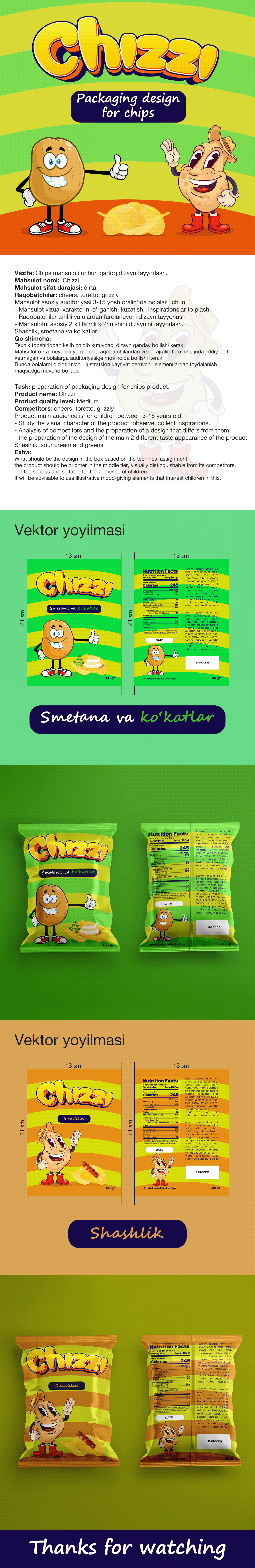 Packaging product design  Advertising  CHIPS PACKAGING  chips