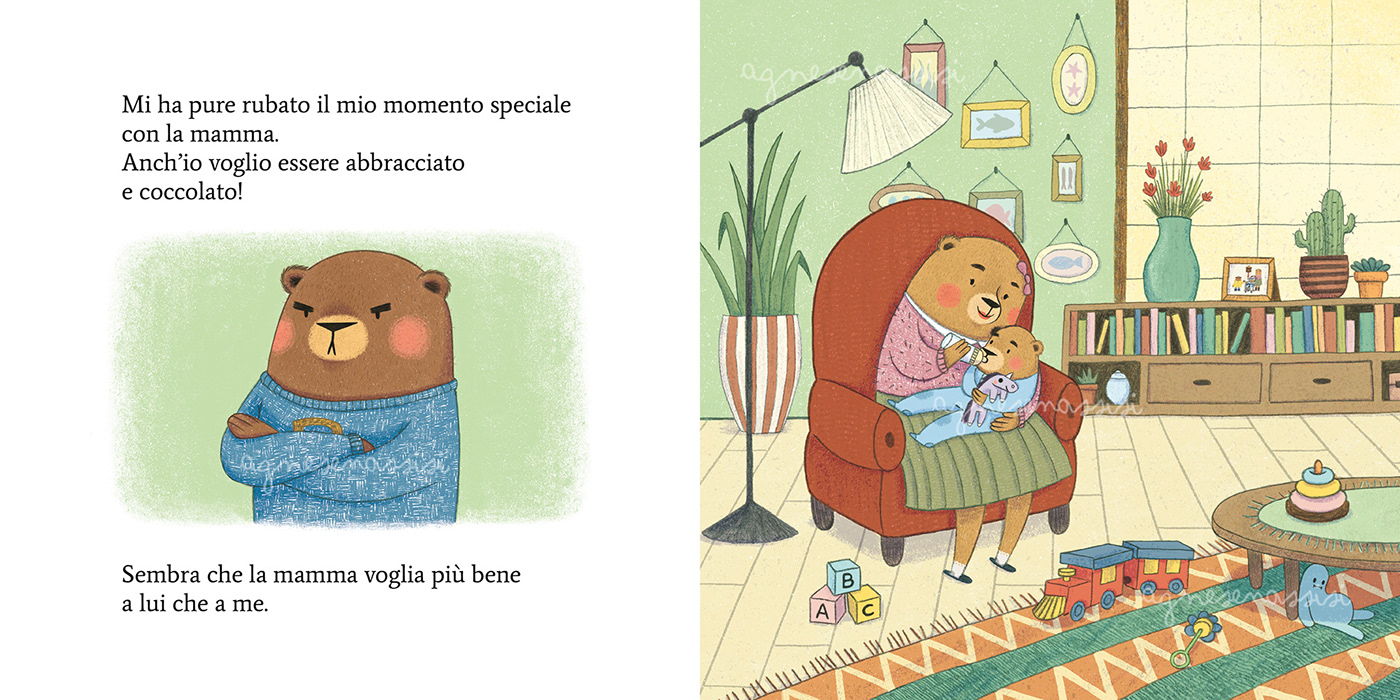 Albo Illustrato picturebook children's illustration Editorial Illustration Children's Books bears