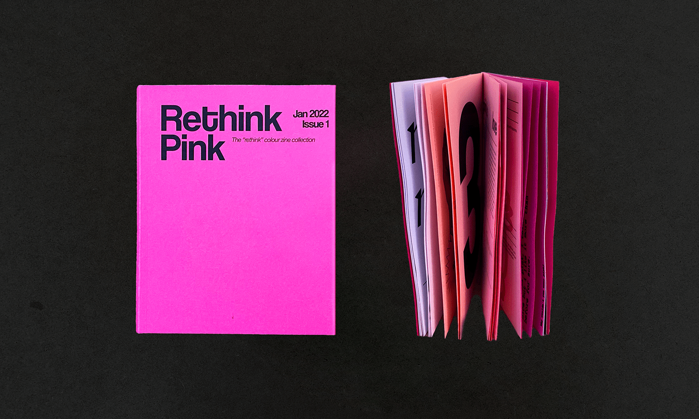 book Booklet colour editorial expressive pink type typography   typography design Zine 