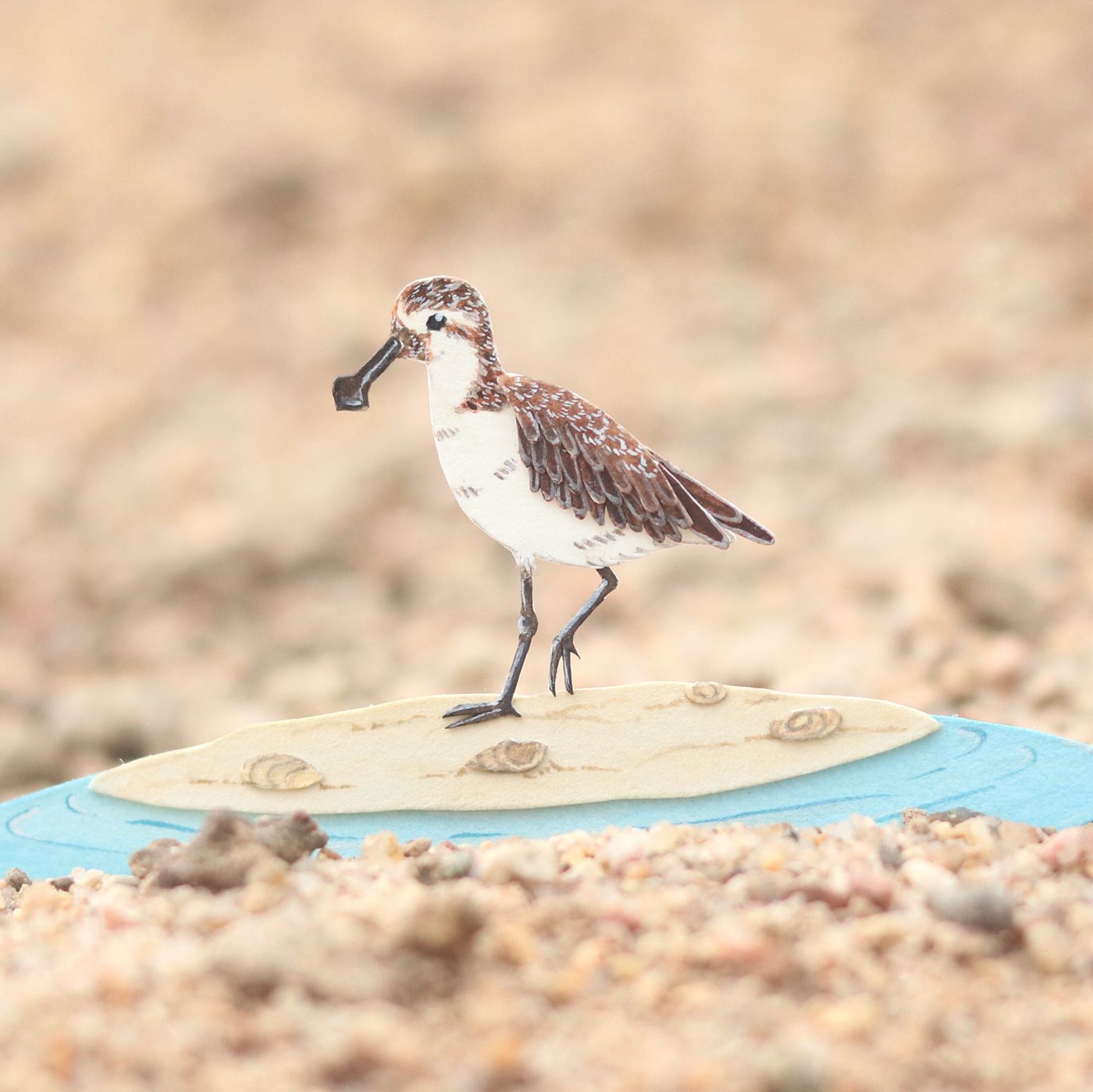 Behance birdart birdartist ILLUSTRATION  Miniature Nature paperart papercut sculpture watercolour