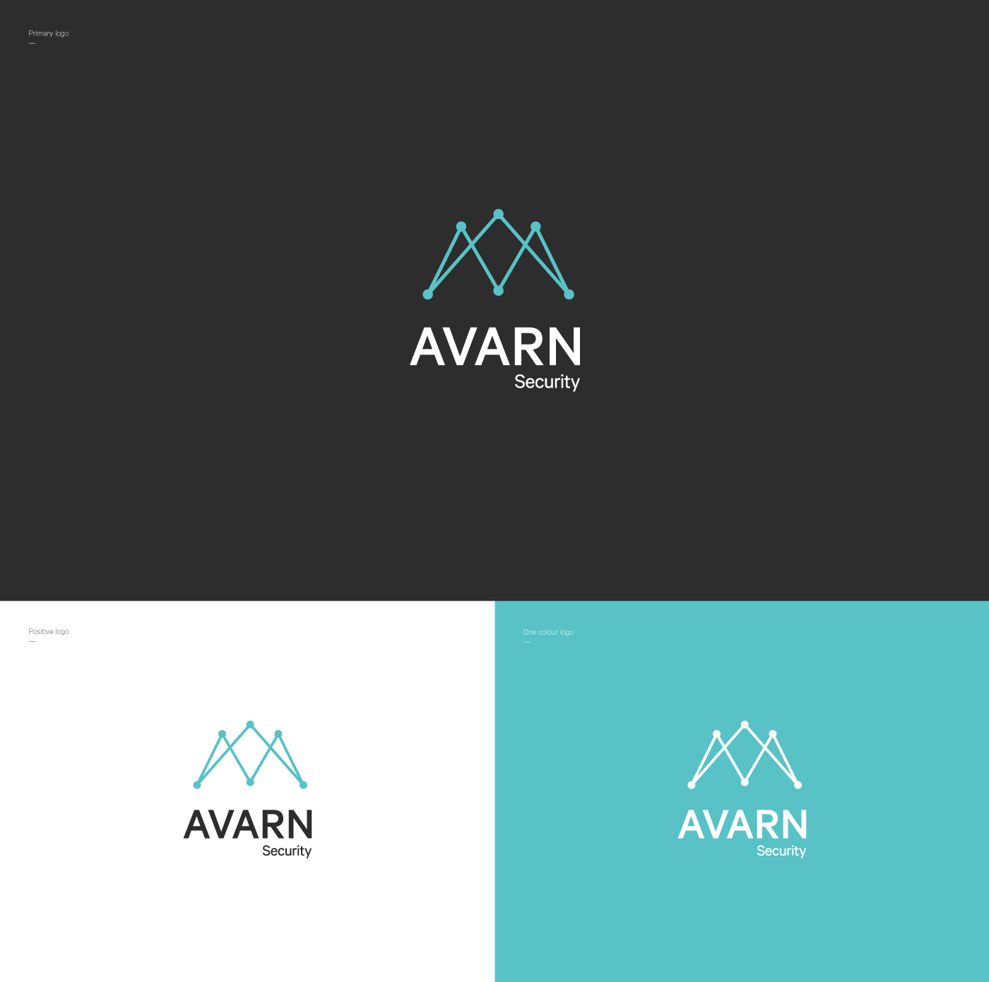 avarn identity logo branding  visual profile security corporate graphic design  stationary Web Design 