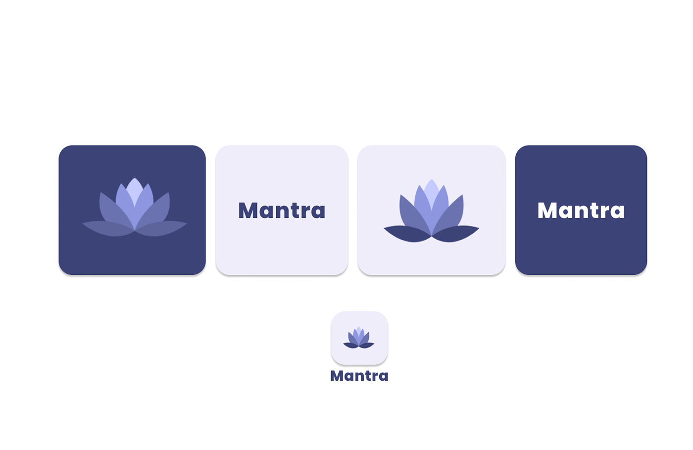 design visual identity UX design Mobile app UI/UX meditacion mindfulness Health