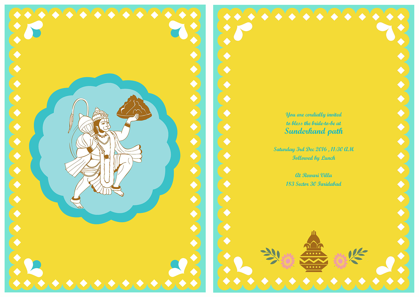 wedding invites quirky digital ILLUSTRATION  Printing indian Colourful 