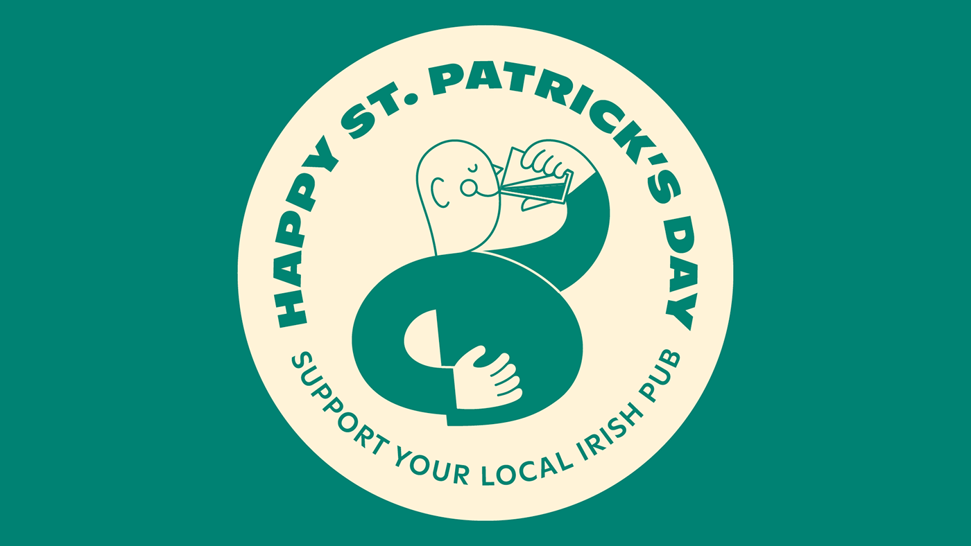 ILLUSTRATION  illustrazione Birra beer guinness St. Patrick’s Day Ireland irish Irlanda trifoglio