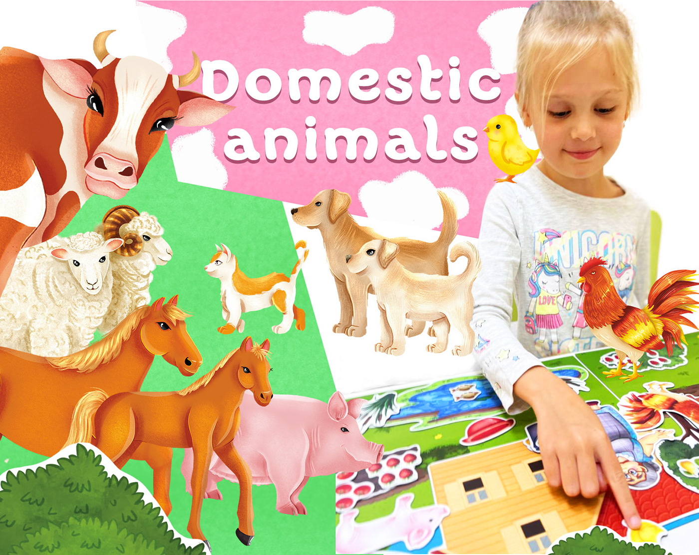 animals illustration board game clothes educational educational games equipment family fruits and vegetables Games garden