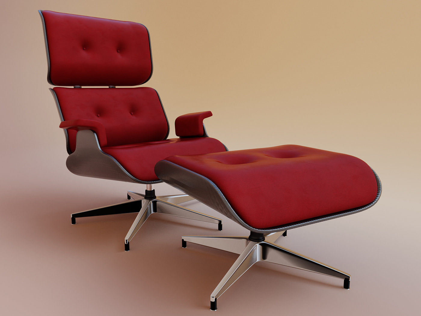 3D CGI chair furniture product design  visualization