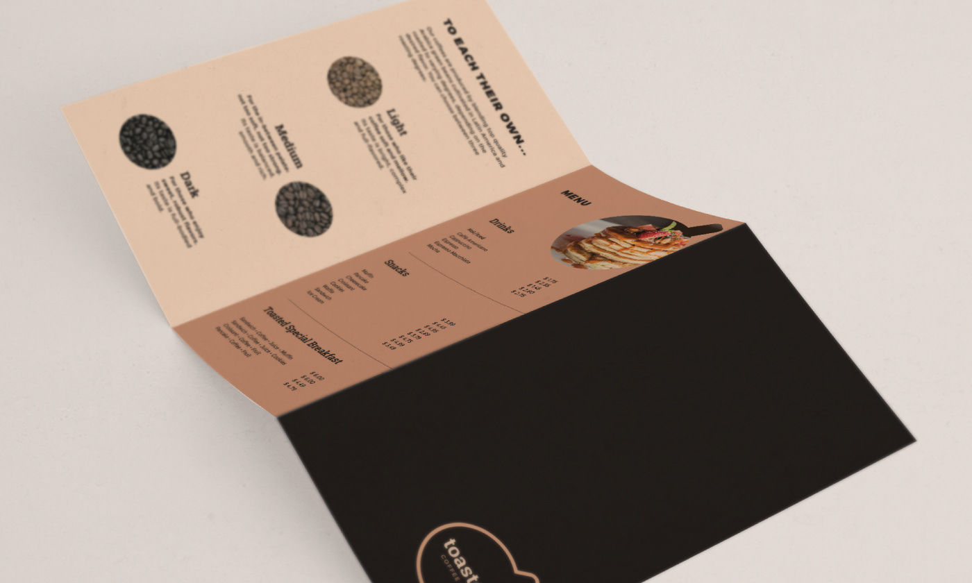Logo Design brand identity coffee shop brochure