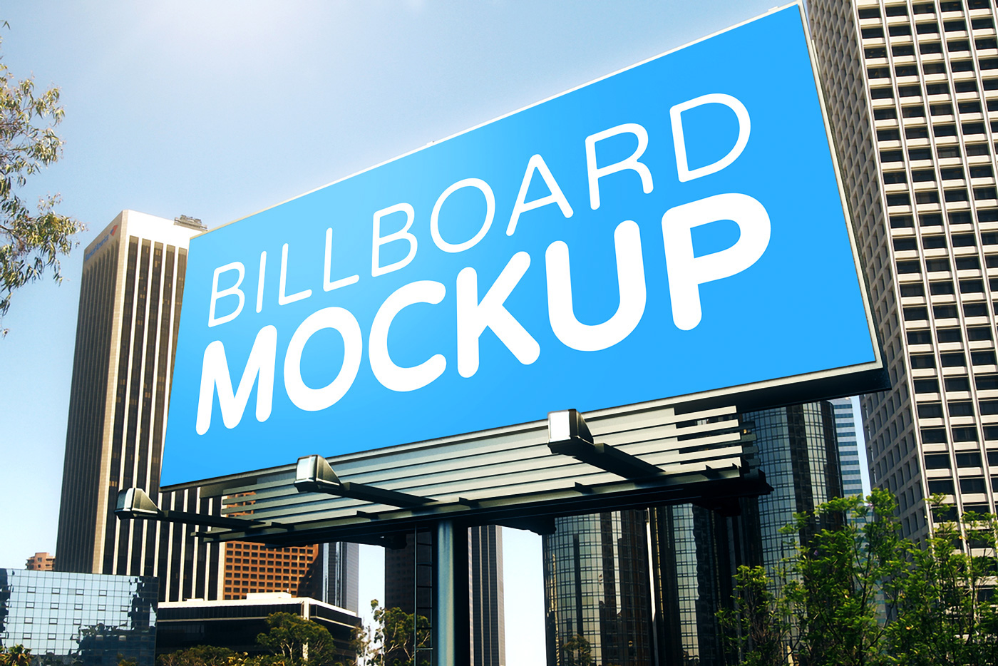 illboard Billboards bundle set big mock-up ad Advertising  road banner
