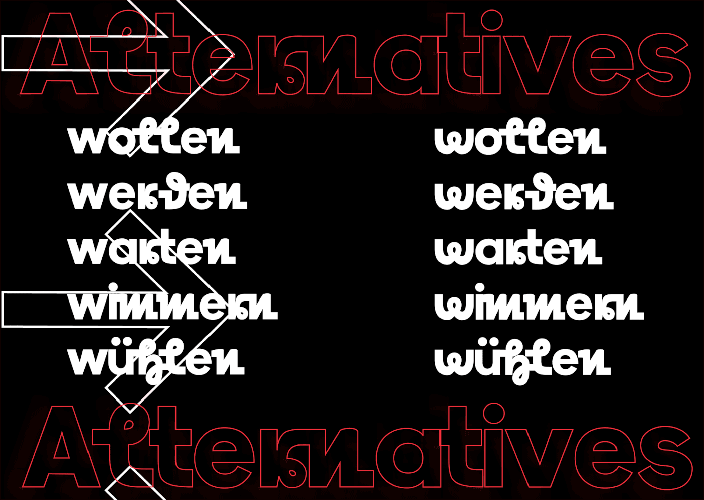 typografie Grafikdesign schrift Breizeit branding  pbsa Kommunikationsdesign glyphs typedesign specimen