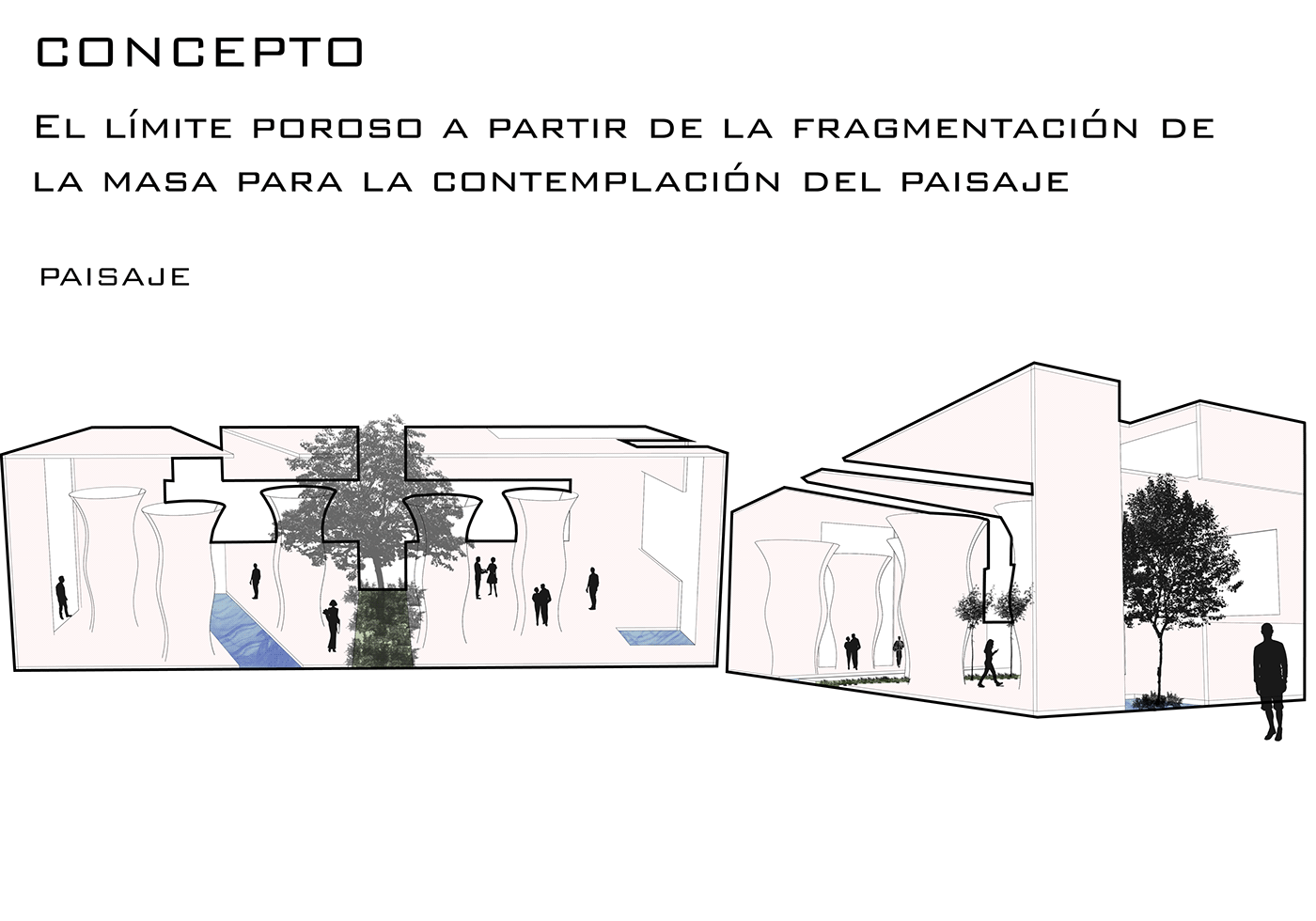 Tesis de Grado arquitectura architecture visualization design concept design Mercado sensitive details Archictecture