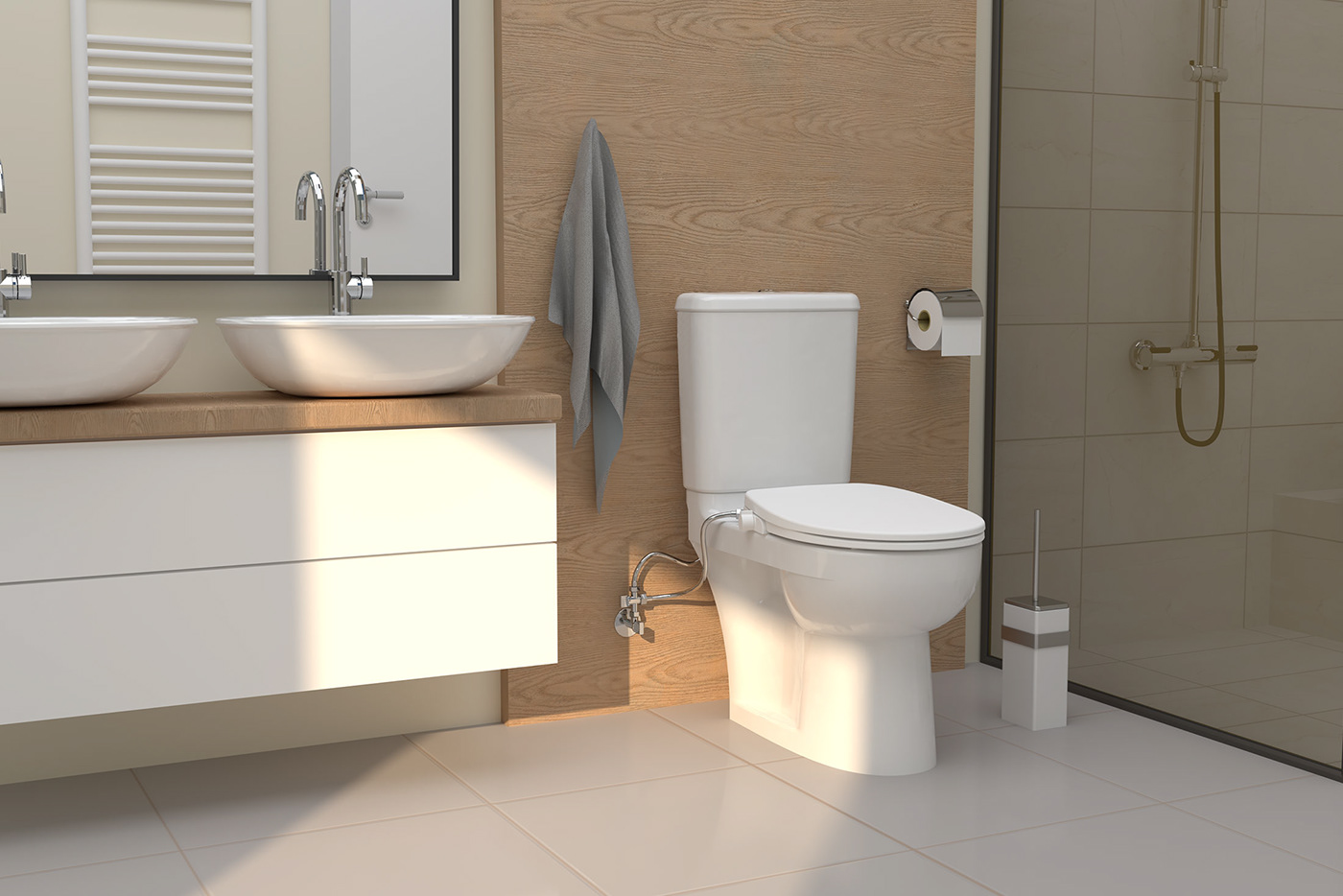 3D 3d modeling rendering toilet seat wc