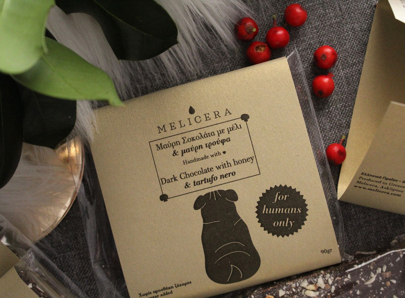 Packaging ILLUSTRATION  Pug chocolate γραφιστας τρικαλα Trikala graphic design  tartufo dog luxury