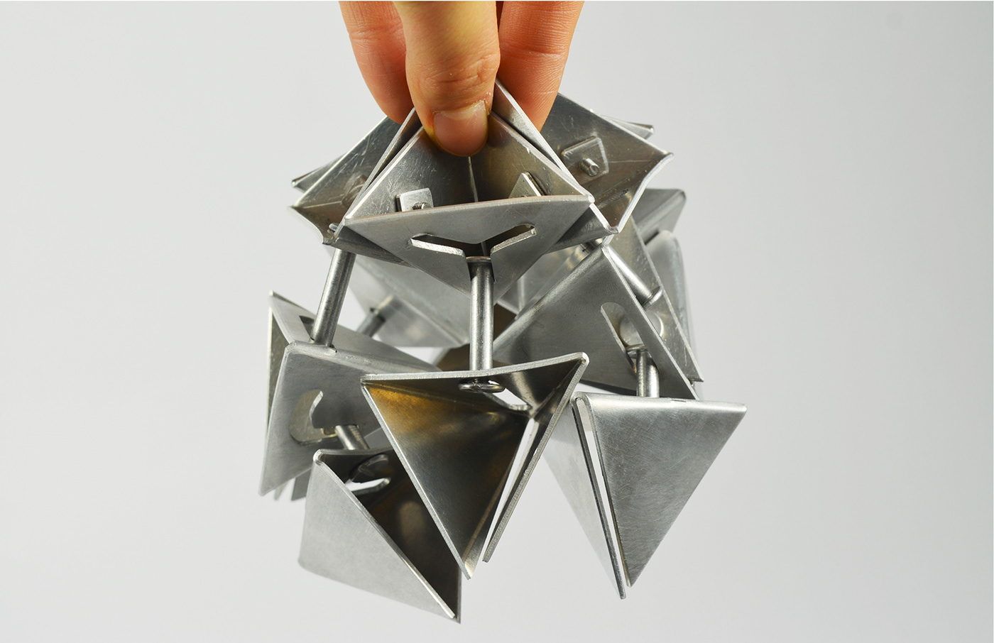 metal aluminum sculpture Metals 1 risd geometry