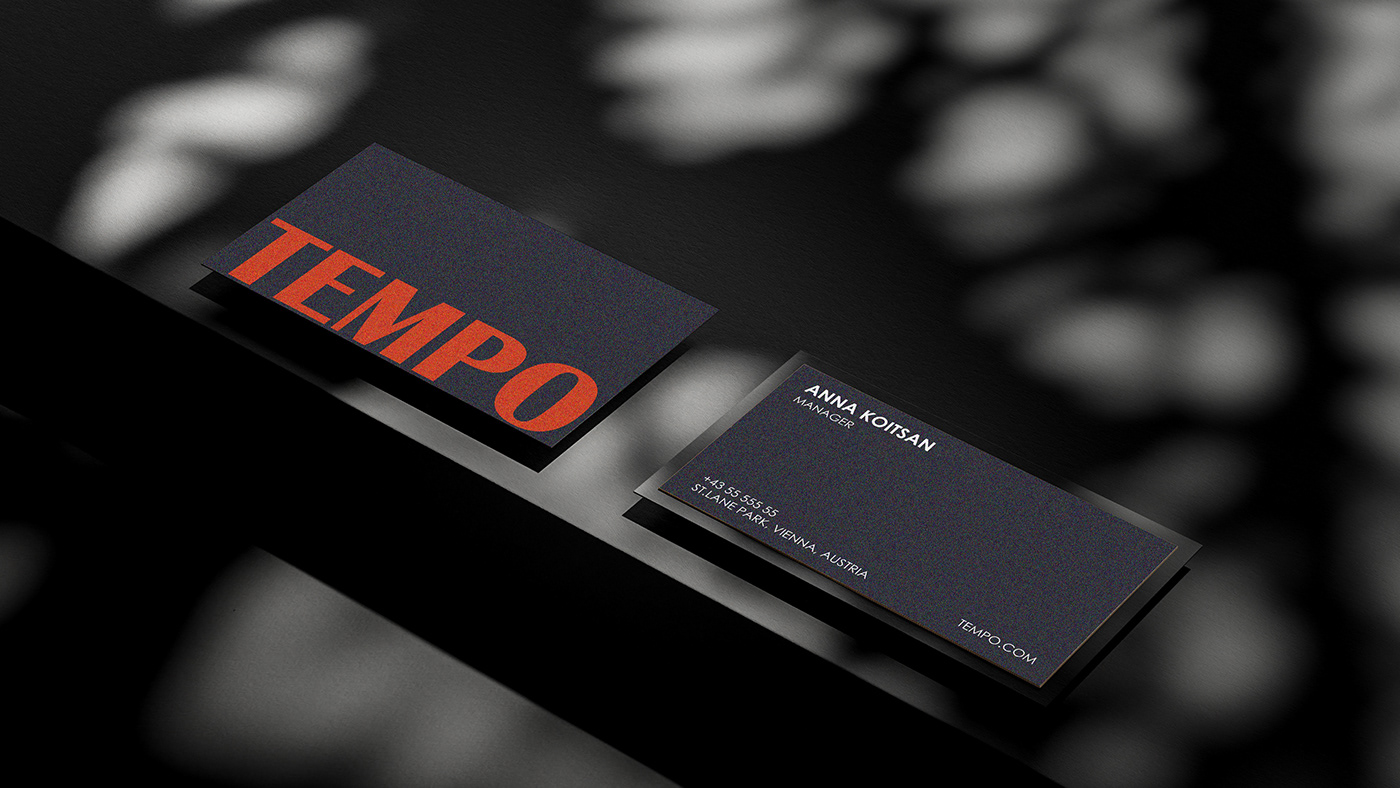 business card as a carrier of corporate identity