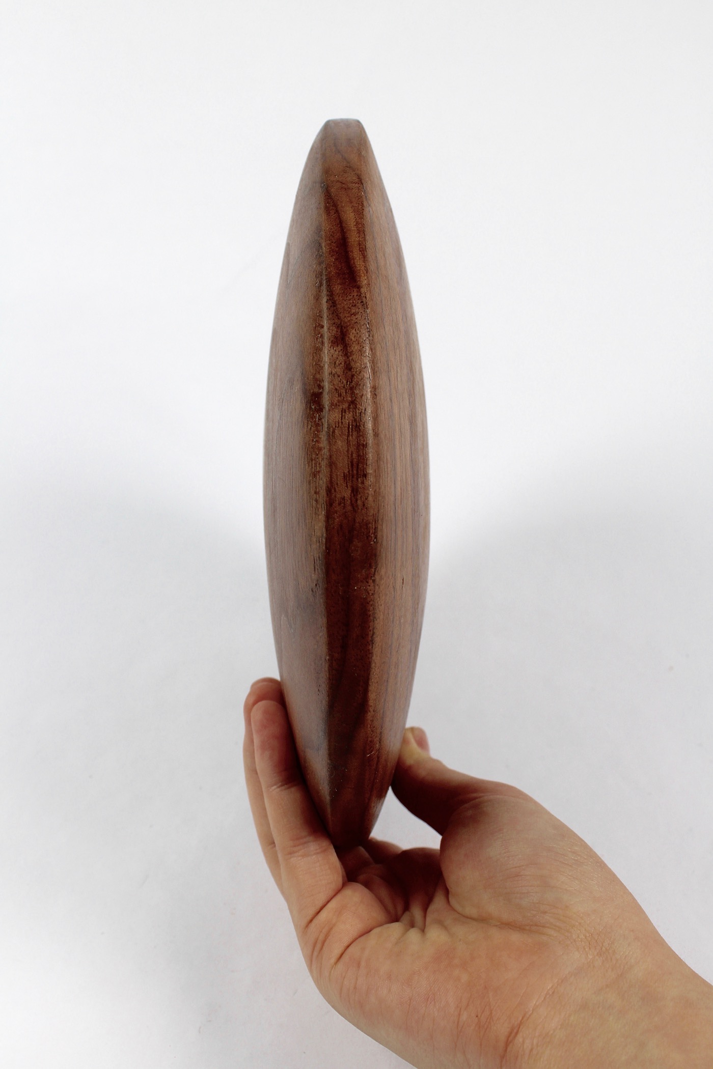 wood toy car walnut disk bent lamination