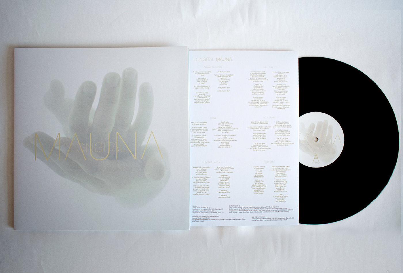 LP longital mauna slovakia cd cover design cover humenne hands
