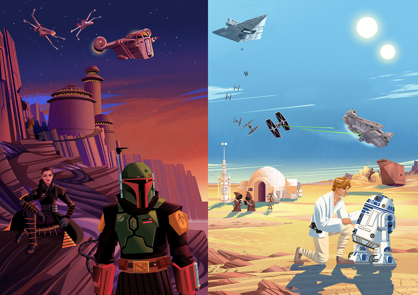 Star Wars example #11: Star Wars: Exploring Tatooine