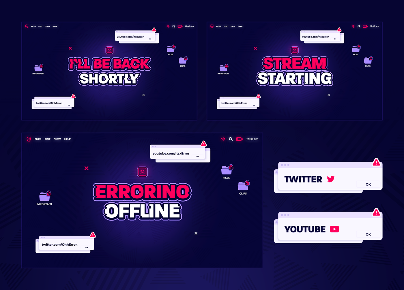 Twitch stream package stream overlay Stream pack youtube Twitch Overlay content creation livestream Content Creator branding 