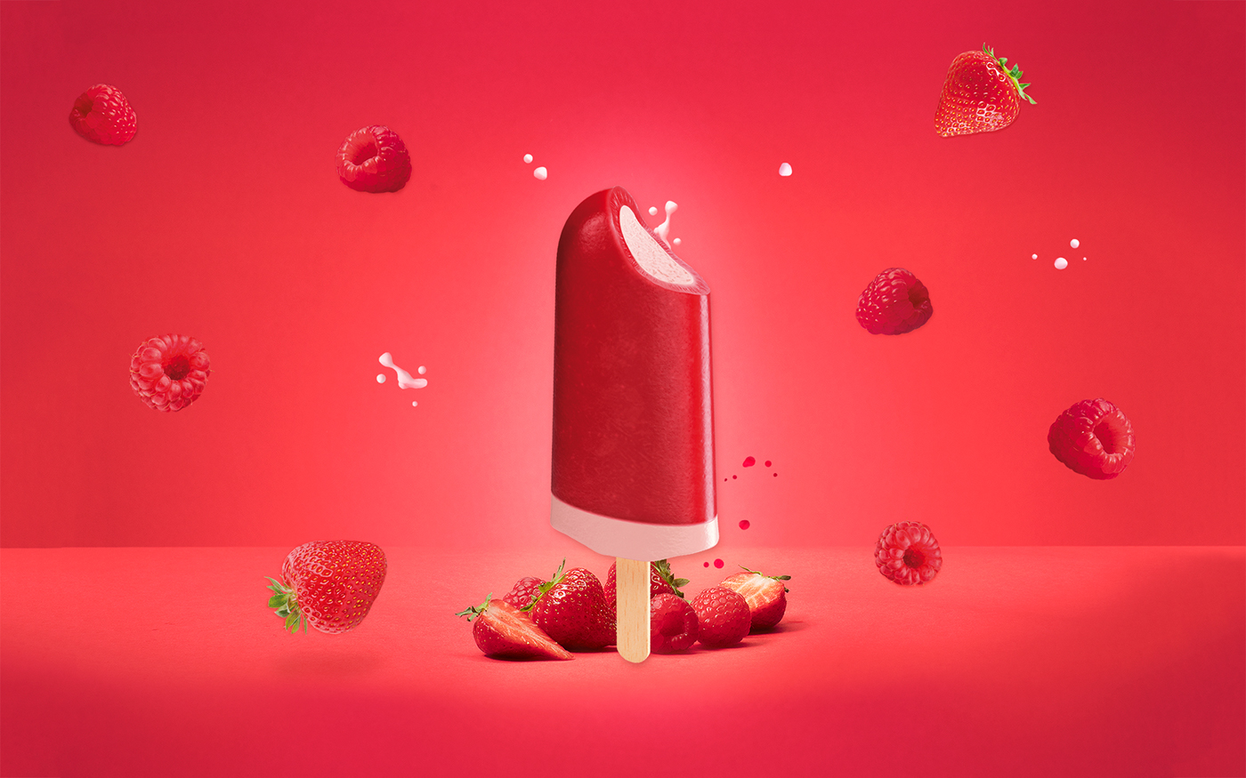 ice cream Sorbet Food  dugg Hennig-Olsen colorful fruits berries popsicle studio