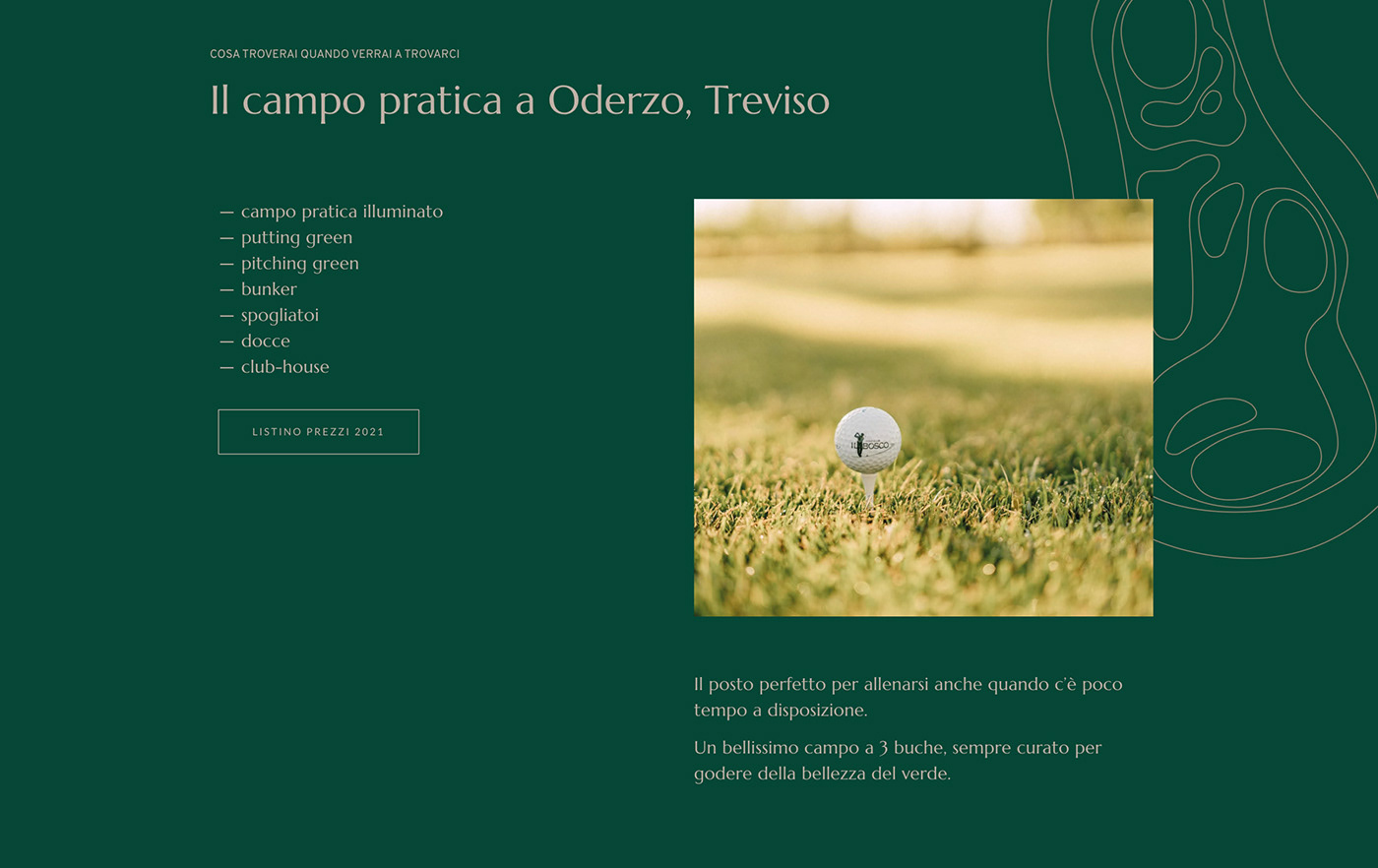 branding  golf Golf Club Website