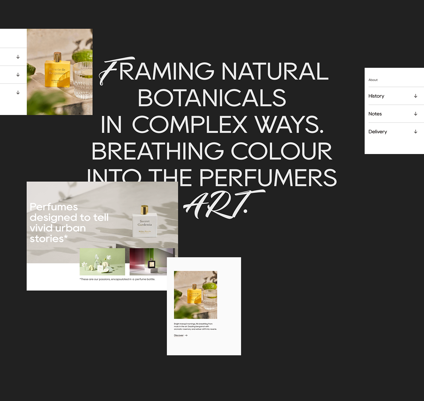 e-commerce Figma Fragrance online store redesign ui design UI/UX uprock user interface Web Design 