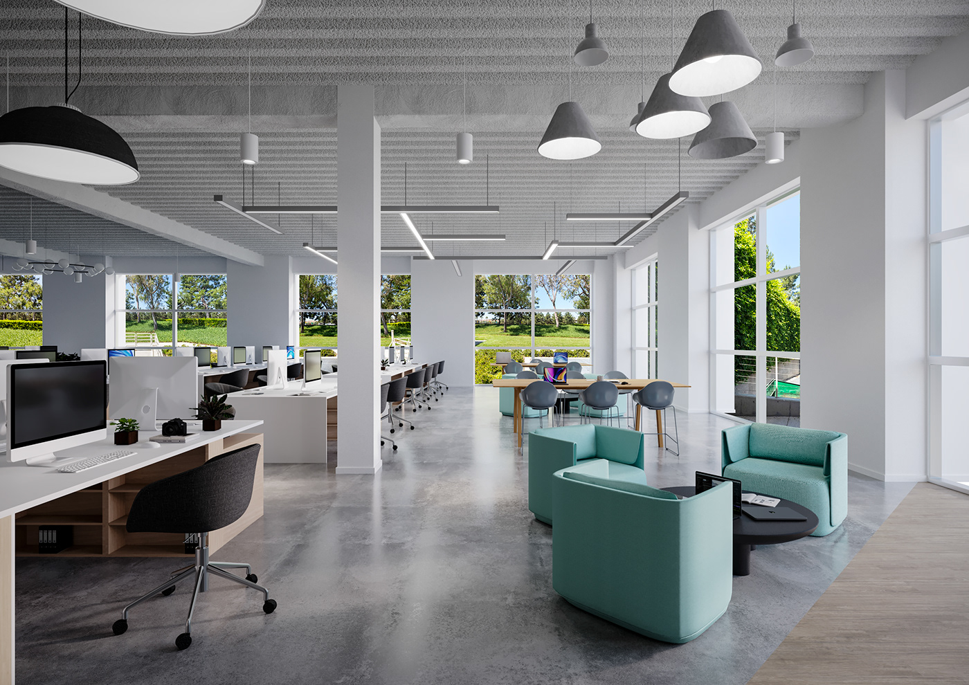 Render visualization architecture 3D corona interior design  archviz modern 3ds max