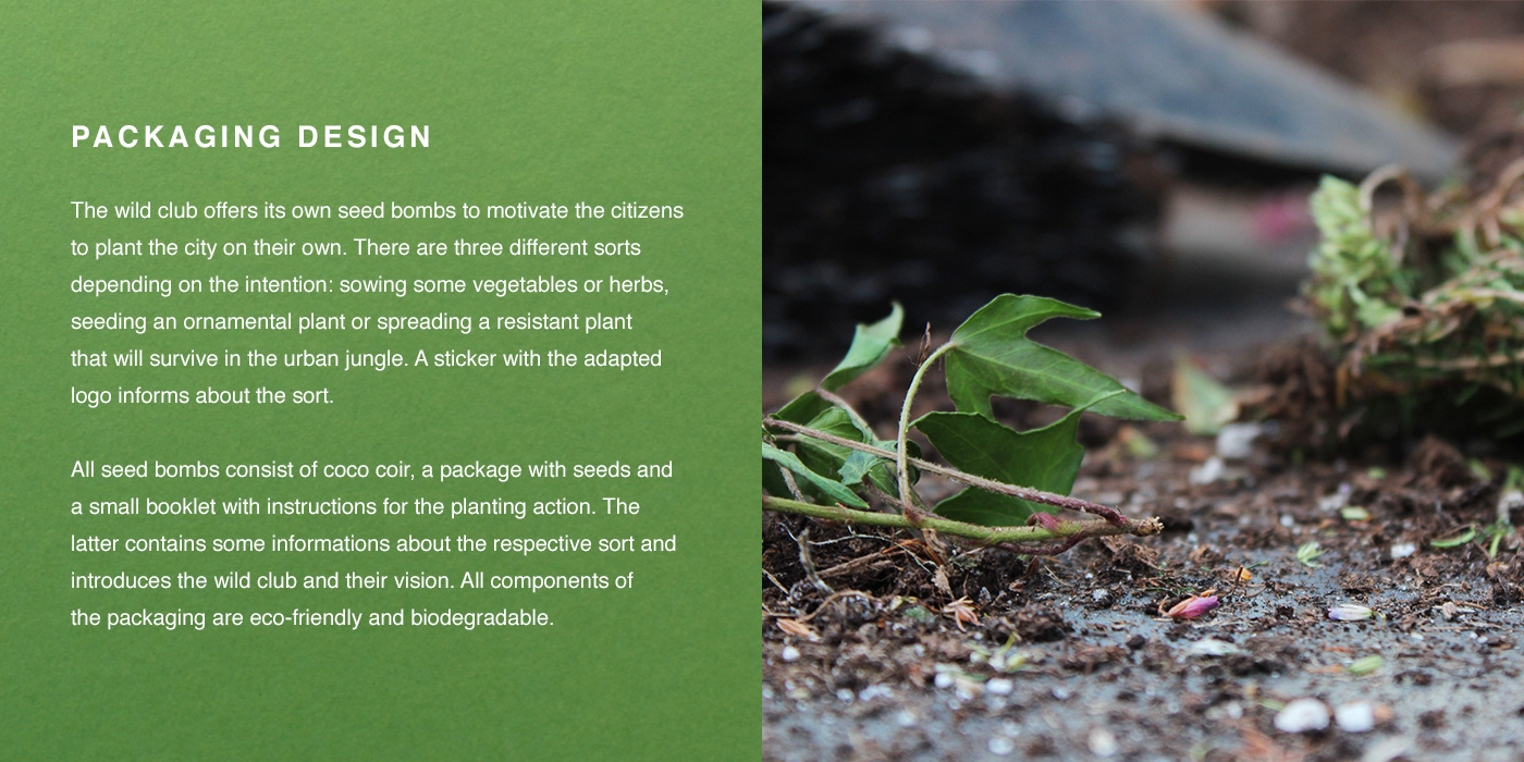 activism brand identity eco packaging green Guerilla Nature plants seed bombs Sustainability urban gardening