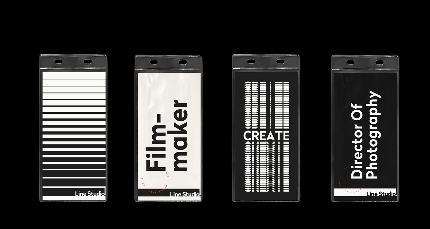 branding  media production minimalist lines Create studio clean Film   slogan