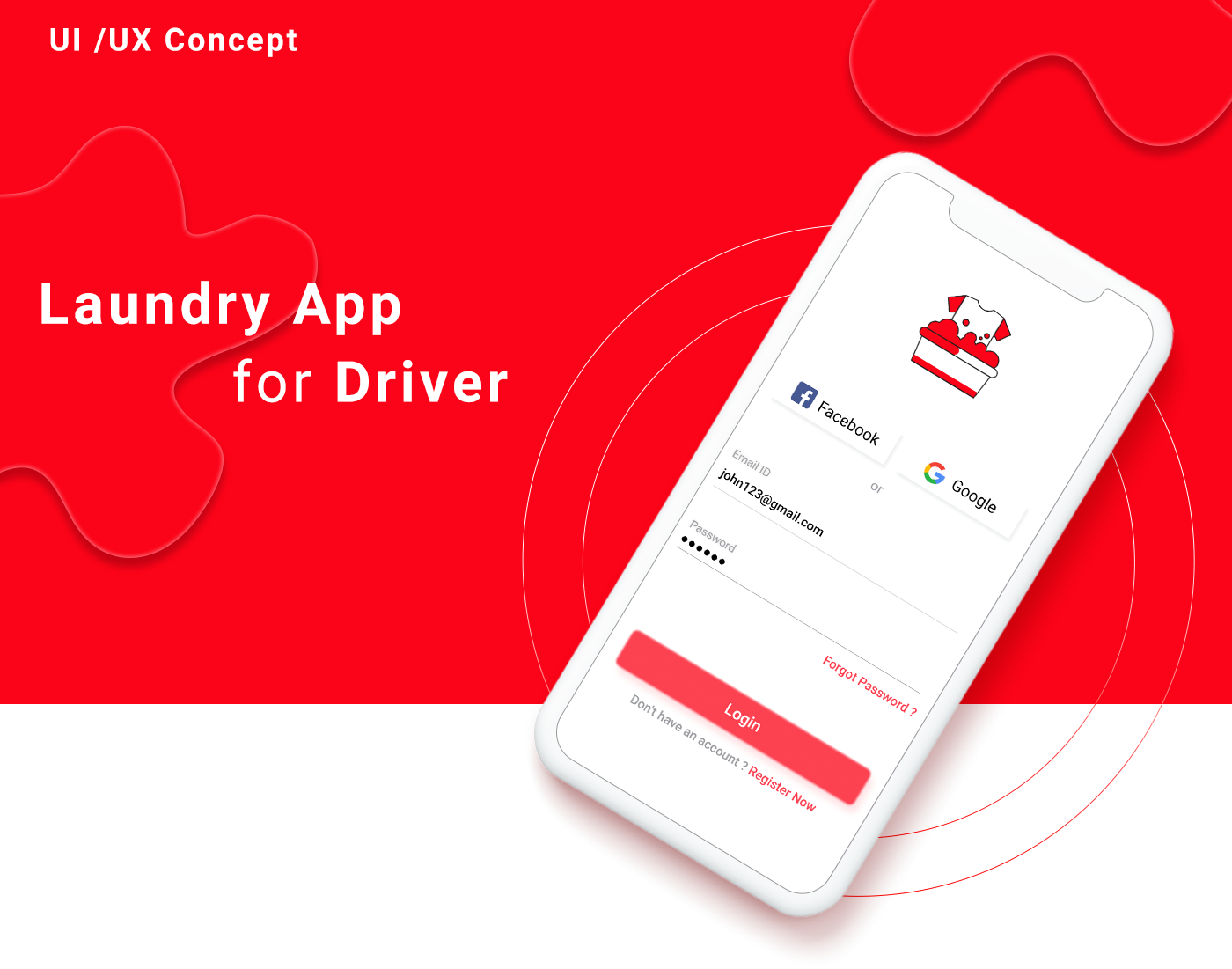 Laundry App for driver Driver app on-demand laundry Laundry Driver app Local Customers