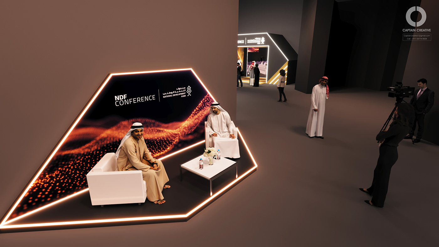 Event Design Event creative Creative Direction  Creative Director brand identity branding  Exhibition  Saudi Arabia United Arab Emirates
