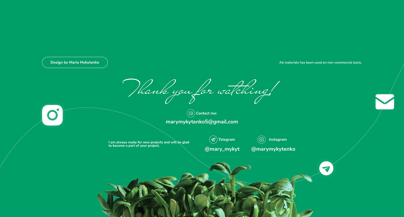 e-commerce Figma Food  plants Website UI/UX Web Design  microGREEN green Web