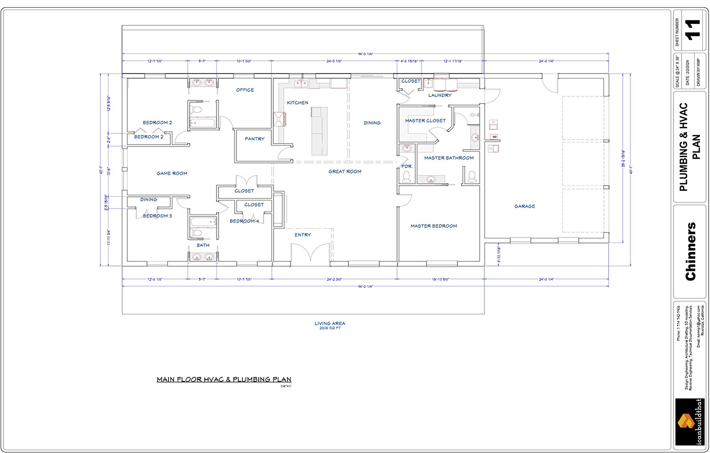 barndominium architecture interior design  technical documentation
