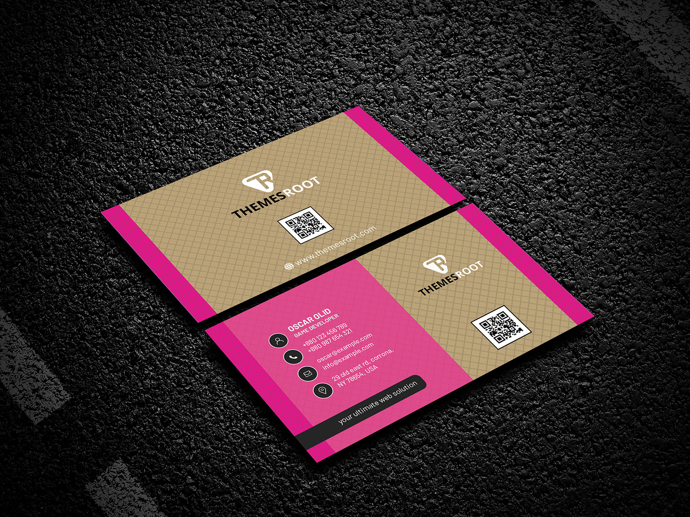 Video Game Developers Business Card