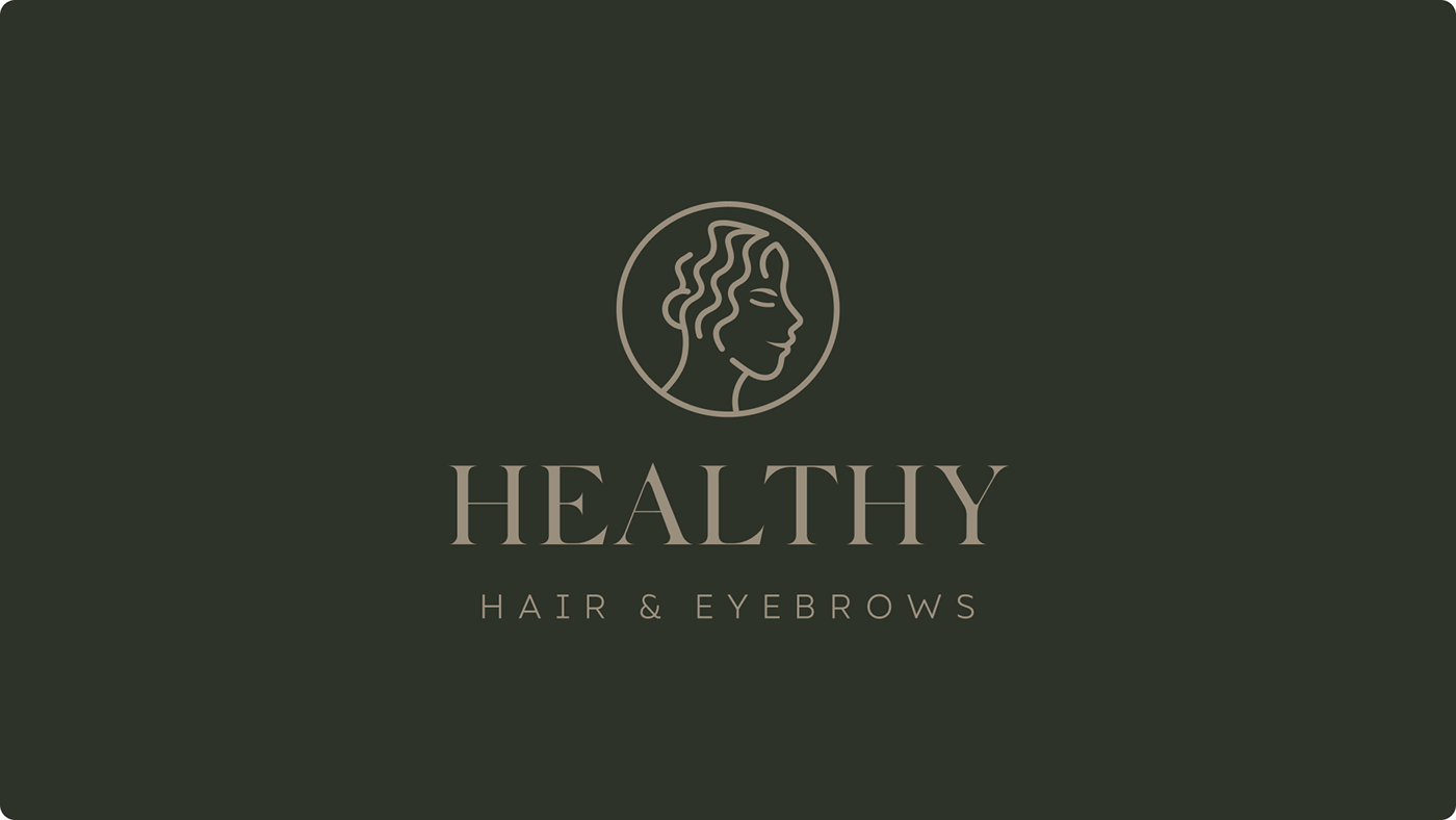 branding  Cosmetology eyebrows hair identity logo Logotype Mockup trichology visual