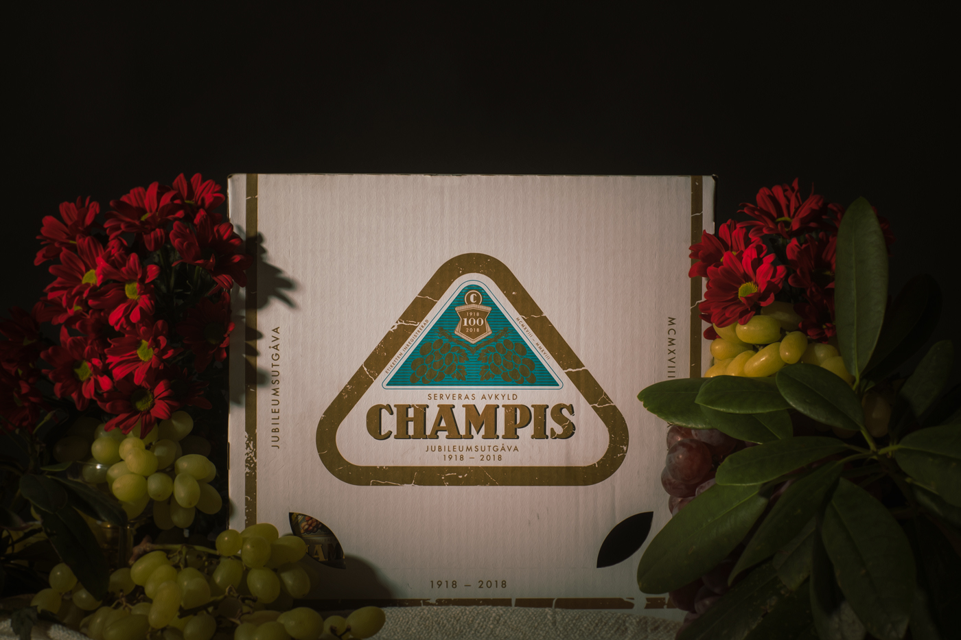 Champis bottle Packaging