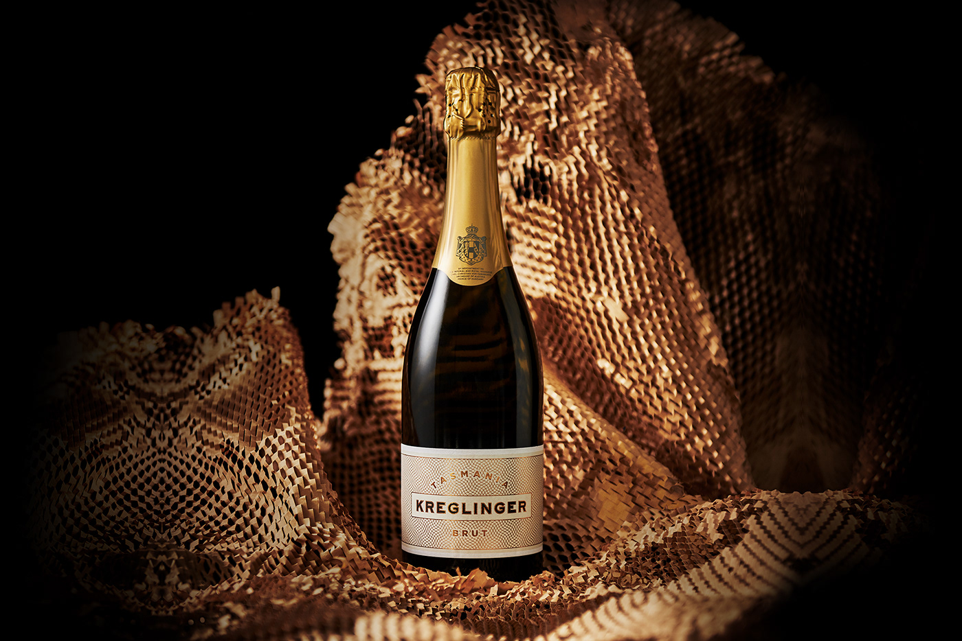 australian design design Harcus harcus design kreglinger Label tasmanian wine wine label packaging design sparkling