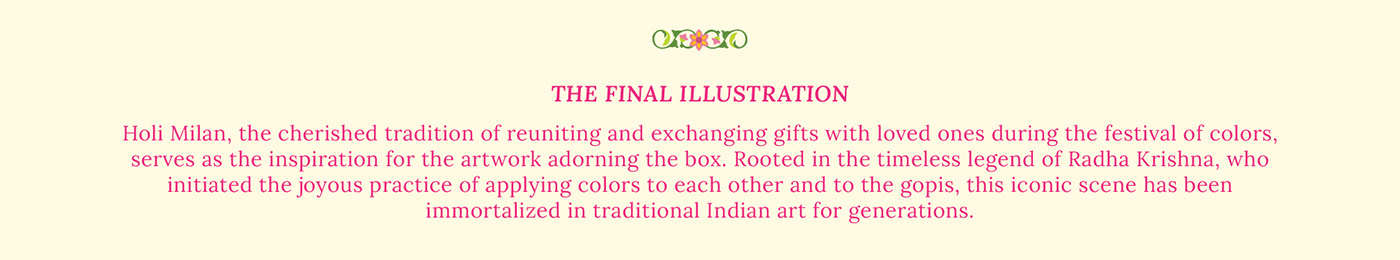 packaging design ILLUSTRATION  Miniature indianart festive gift box design India Digital Art  Character design 