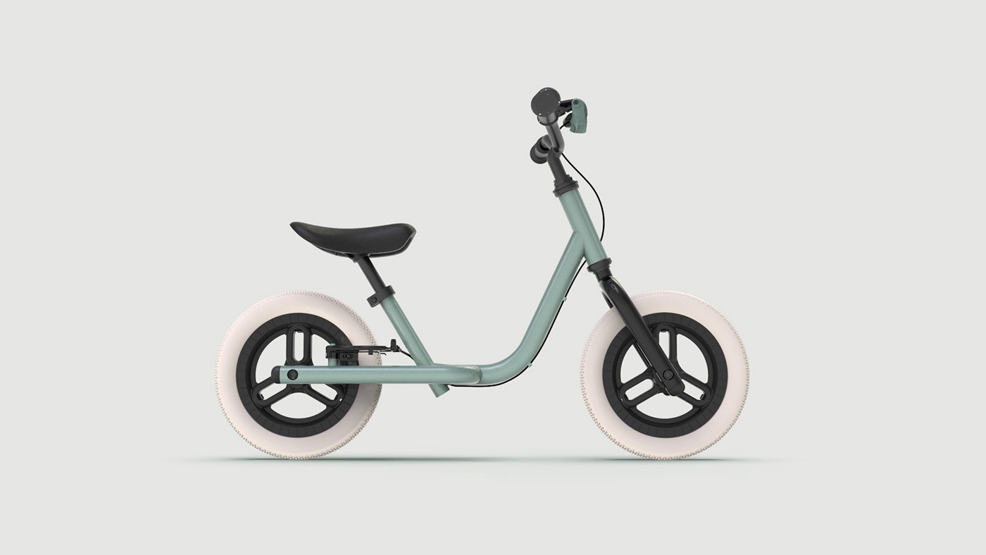 3D Bicycle Bike child children design industrialdesign kids productdesign sketchbook