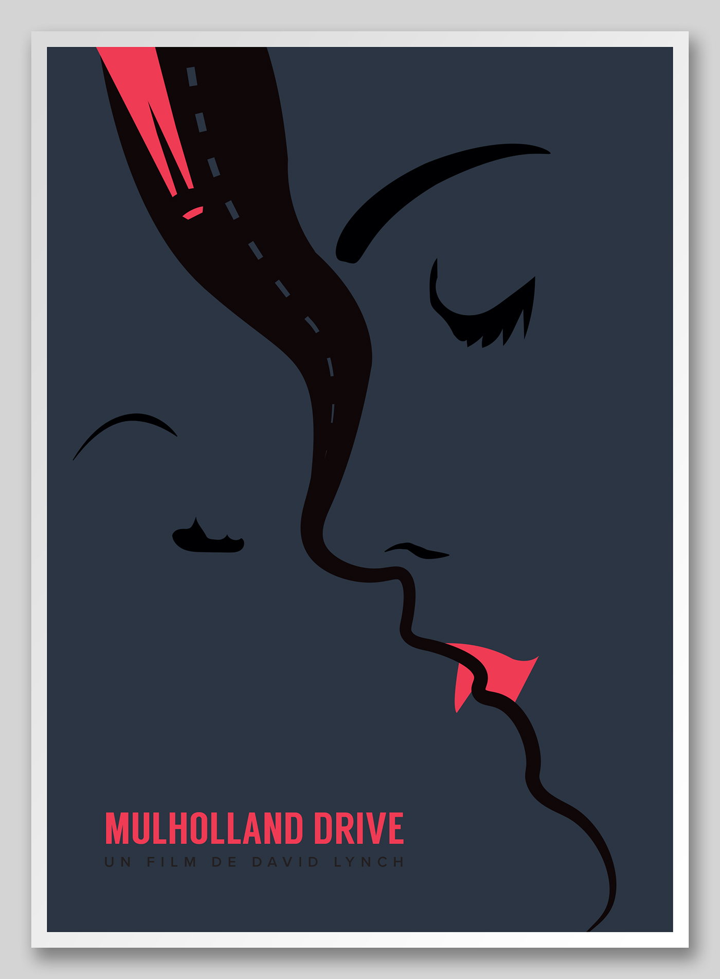 david lynch mulholland drive Film   poster minimal movie