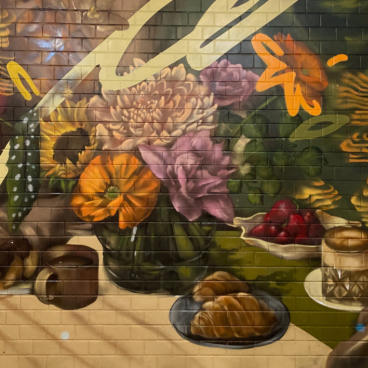 pastry cafe Mural still life kookoo ramos philippines Coffee baguio city Cream puff Victoria Bakery