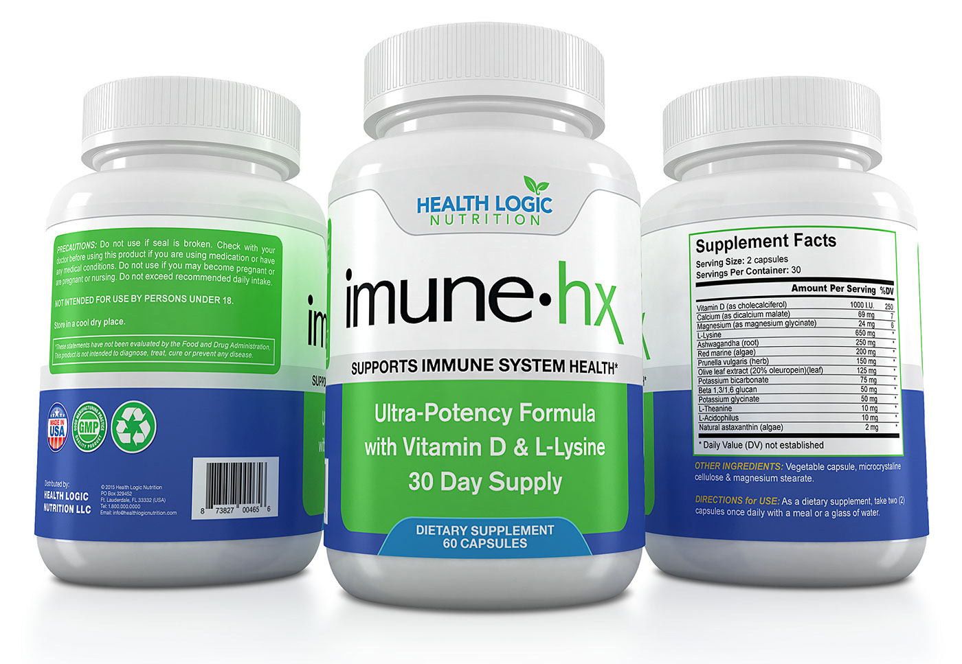 Label supplement vitamin nutrition bottle Drugs medicine product Custom Packaging