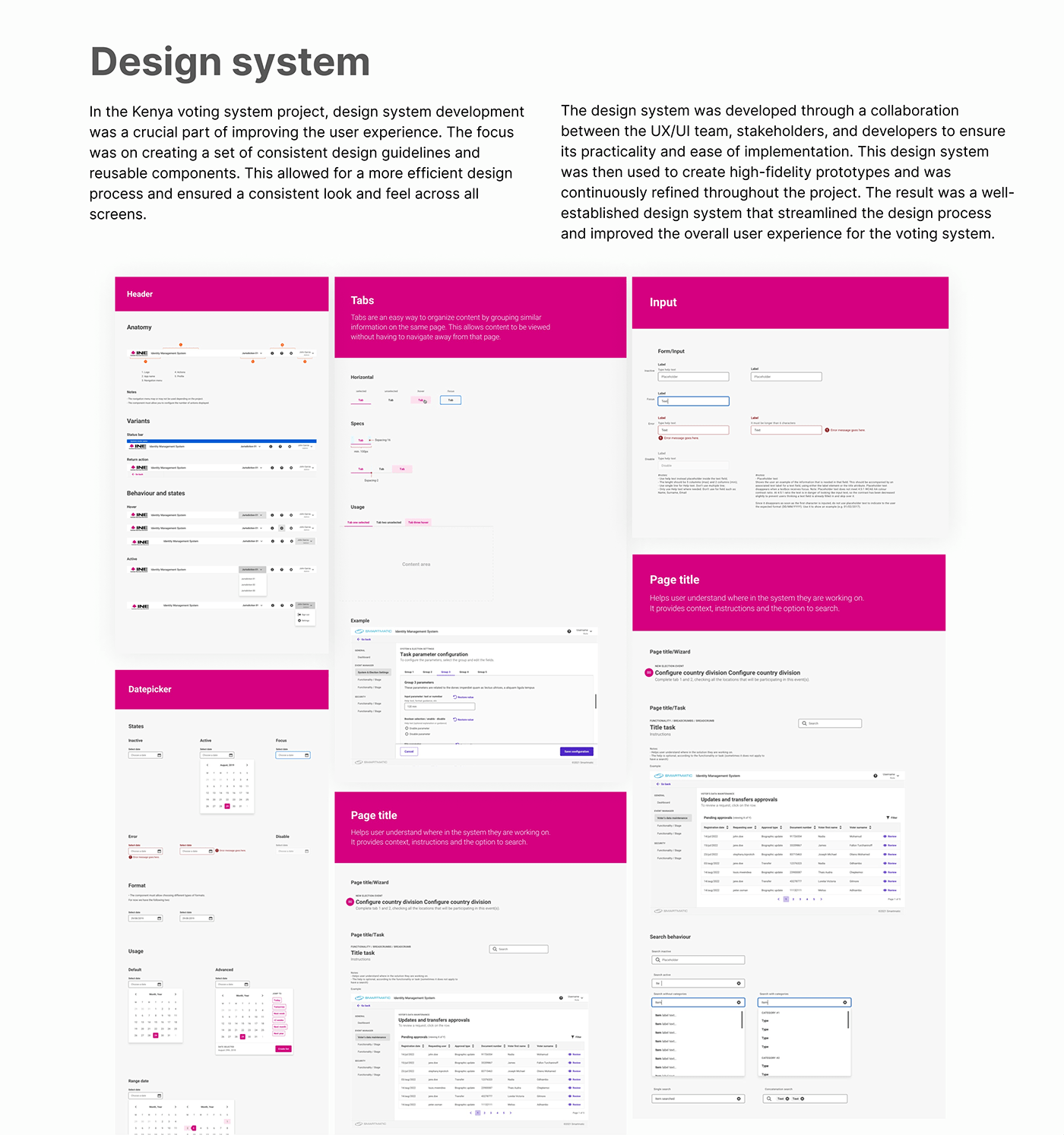 Election Figma UI/UX user interface ux voting Website