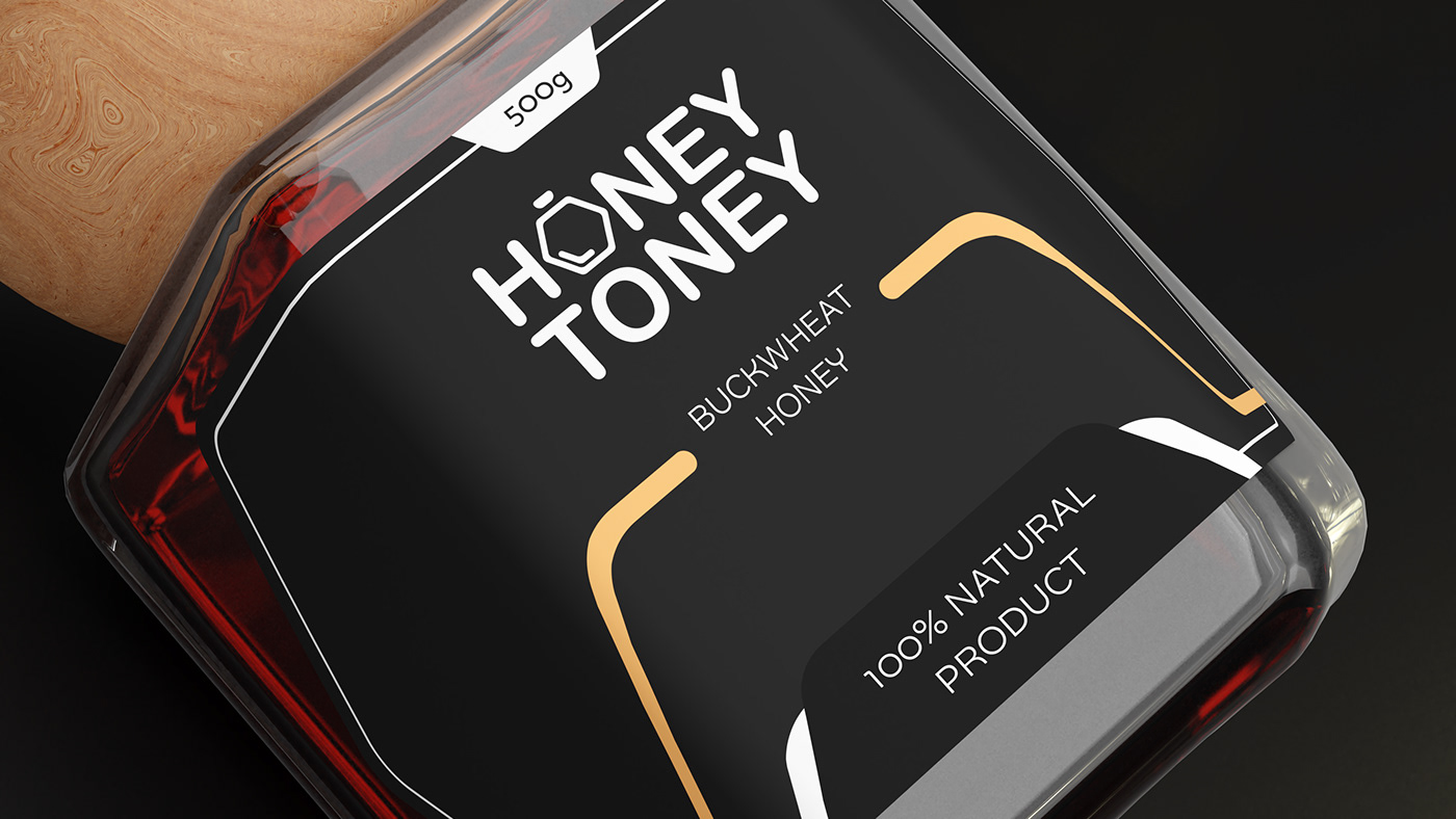 brand brand identity branding  honey honey logo  Honey packaging jar Label Packaging graphic design 
