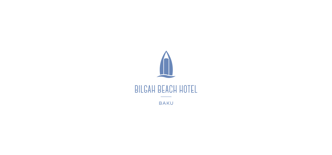 bilgah beach bilgah hotel hotel Hotel Branding logo identity brand identity design shahin bilgah beach hotel