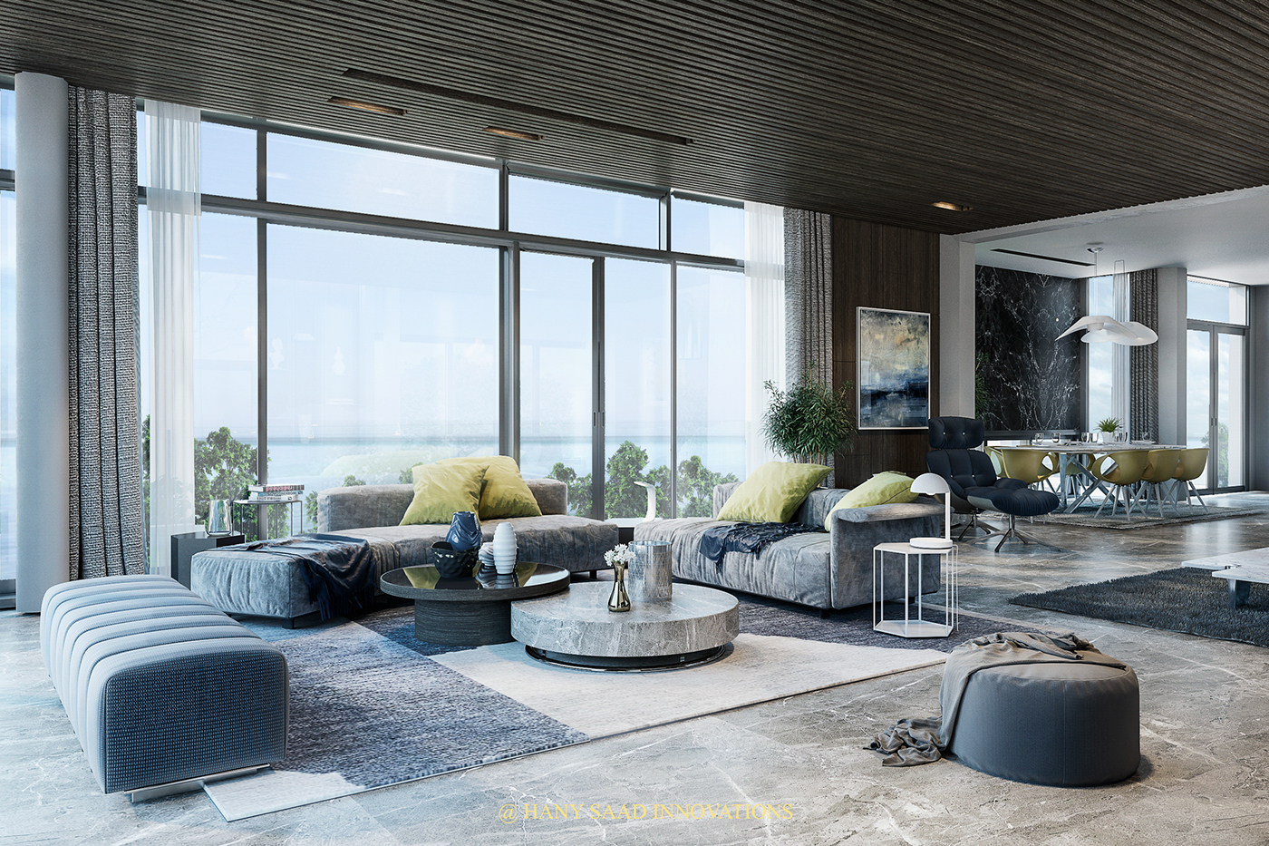 vray design interior design  corona living room 3dmax Post Production graphic design 