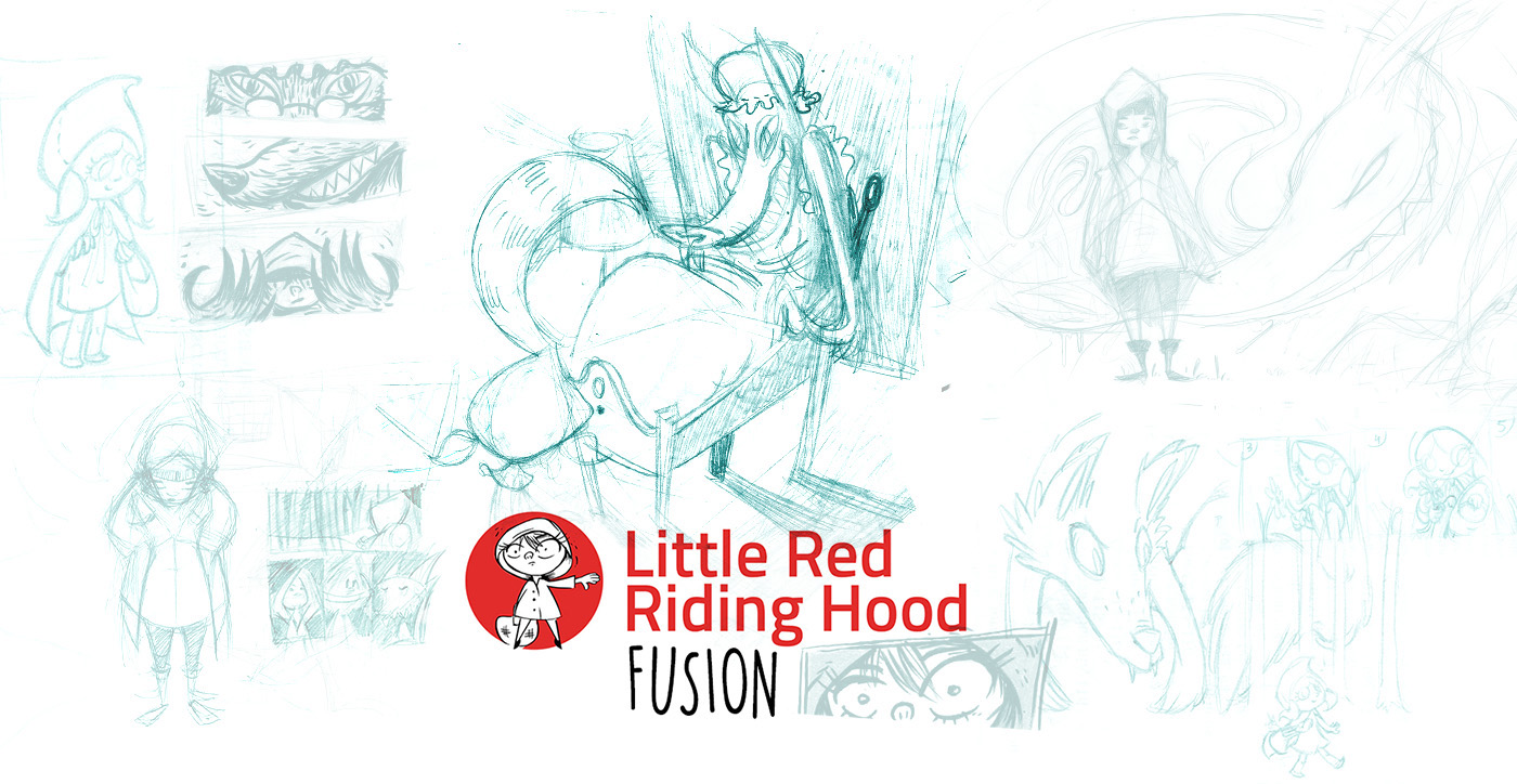 Lumentech little red riding fusionart art ilustration