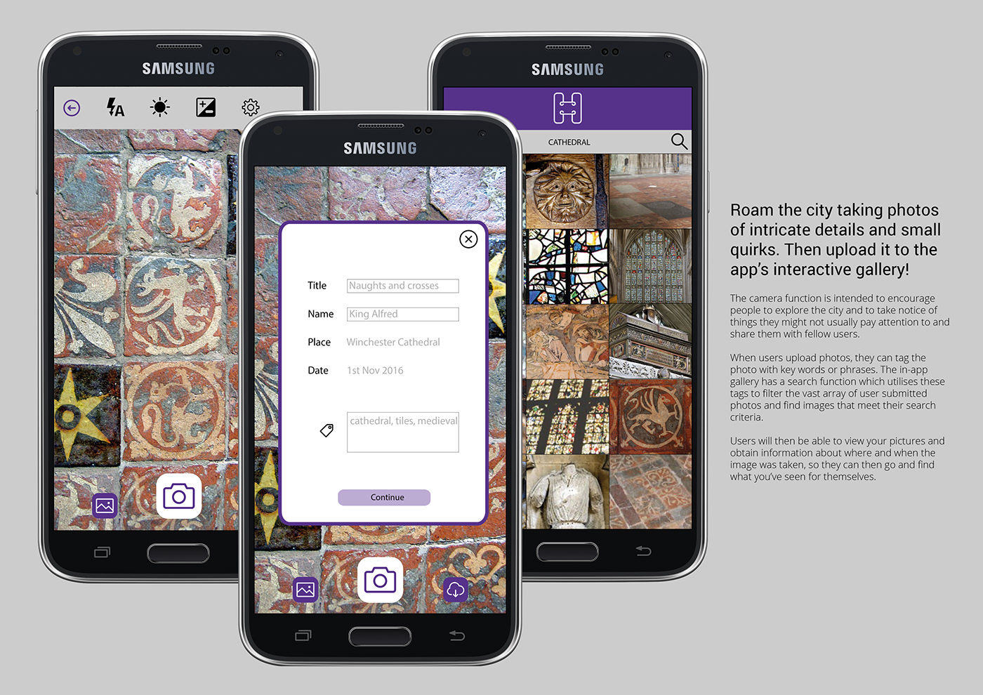 discover Mobile app Photography  UX design Winchester